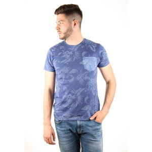 Pepe Jeans pánské modré tričko Elijah - XL (539)
